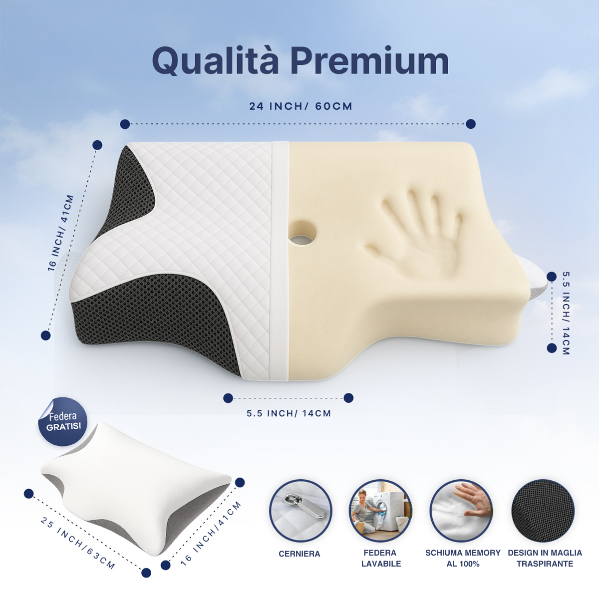 OrthoSleep™ - Sollievo Cervicale